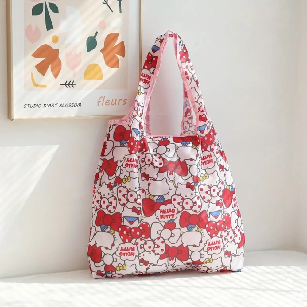 Collapsing  Hello Kitty Packable Ultra Lightweight Shopping Bag